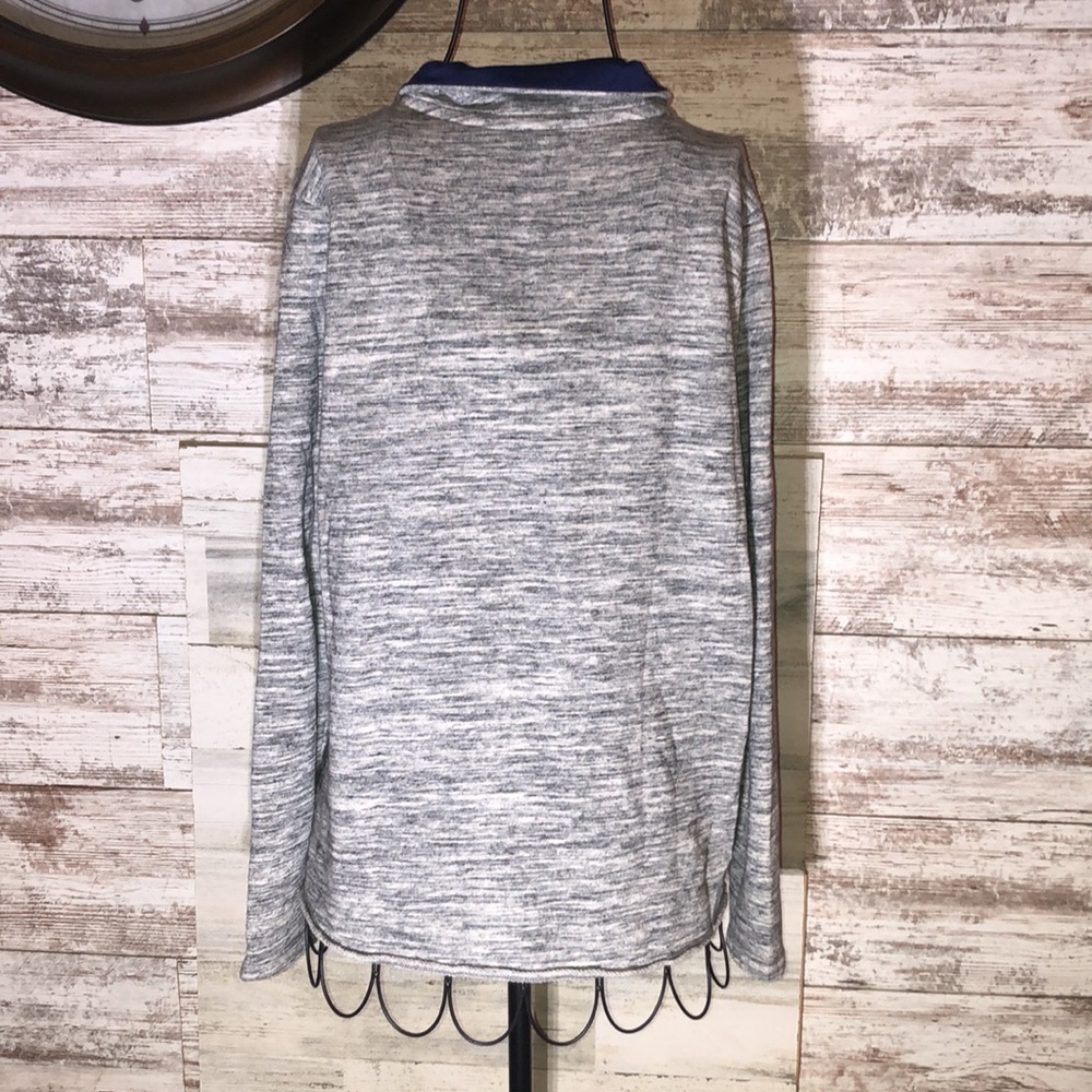 Victoria’s Secret pink quarter zip sweatshirt purple/blue and gray size XS TOP‌ - Picture 4 of 6